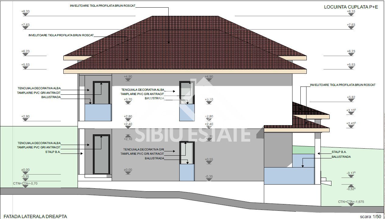 Duplex spațios cu priveliște superbă spre cetate, Cisnădie - Poză 12