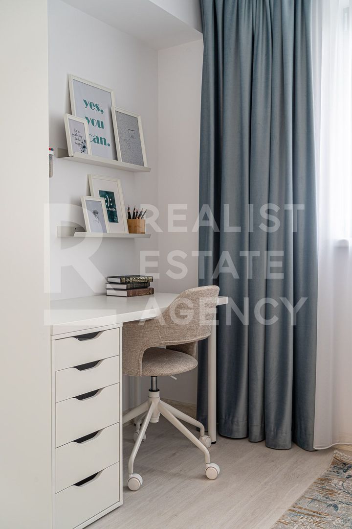 Apartament cu 2 camere + birou, mobilat, parcare și TVA inclus în preț - Poză 18