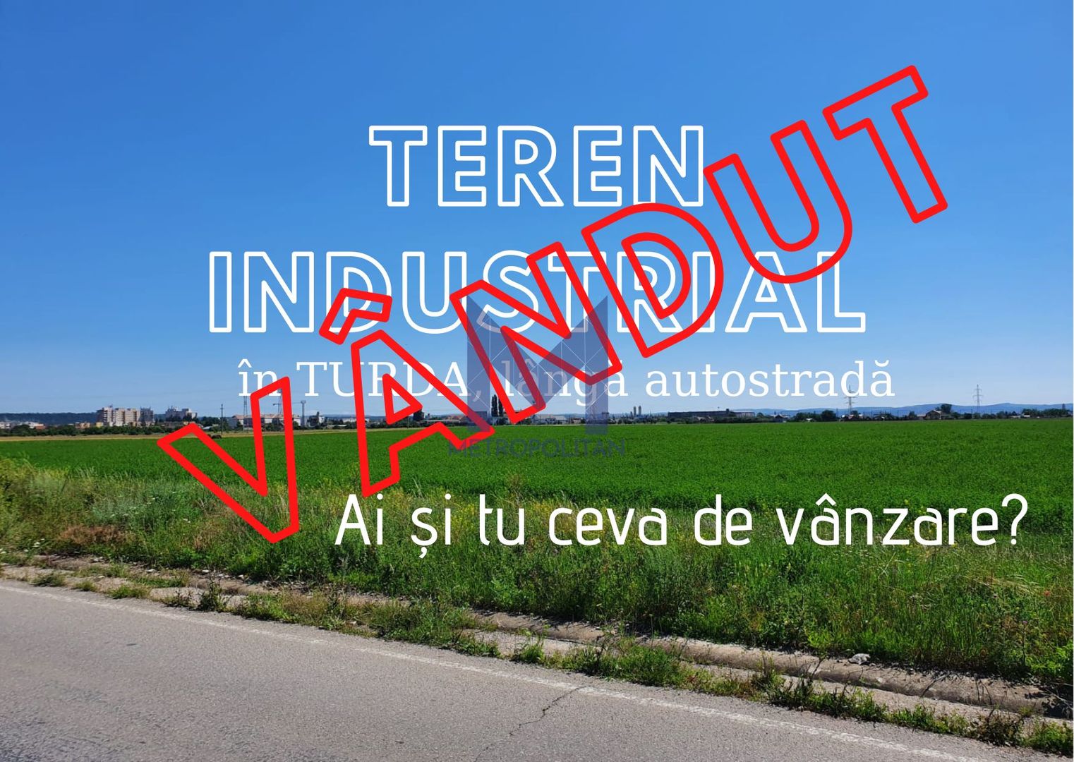 Teren 17.800 mp destinație industrială Turda lângă Autostradă - Poză 1