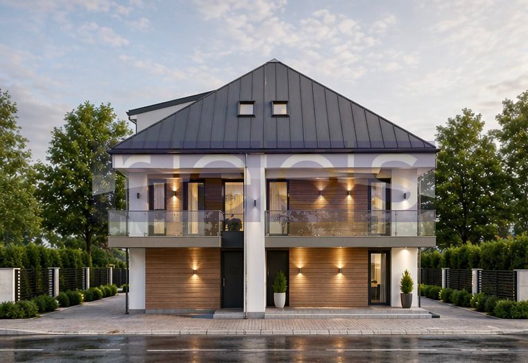 VILE PREMIUM P+1+M | PROIECT NOU | 5 CAMERE | CURTI PRIVATE | 2 PARCARI | - Poză 2