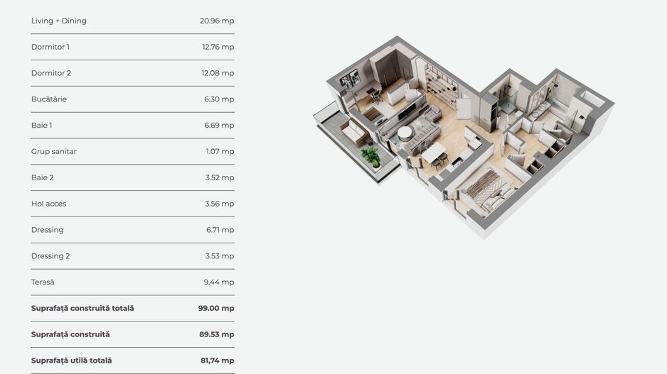 APARTAMENT 3 CAMERE | IN INIMA BUCURESTIULUI | PROIECT NOU - Poză 8