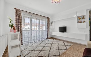 3 camere mobilat si utilat, etaj intermediar, 0% comision
