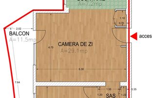Apartament 2 camere I Balcon I Nou I Lift I Hipodrom - Poză 6