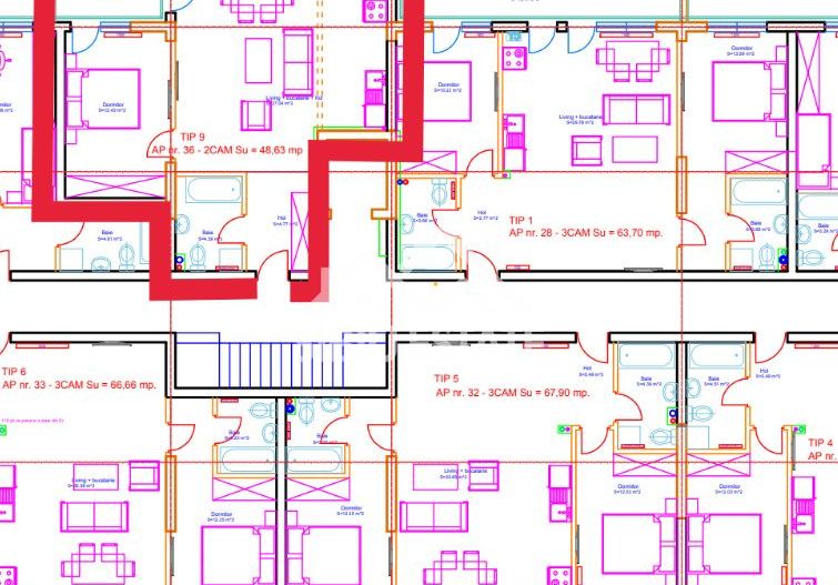 Apartament 2 camere de vânzare, Doamna Stanca, Sibiu, Parcare inclus - Poză 4