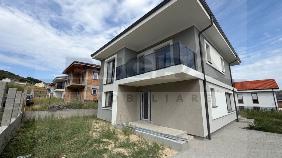 Casa individuala moderna de 120mp, teren 500mp, zona Chinteni - Poză 1