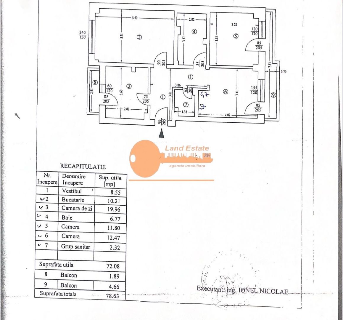 3 camere Unirii-Vedere Fantani-Renovat - Poză 8
