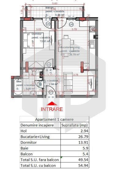 Etaj 1 / 2 Camere /  10 min de centru istoric | Str. Distributiei - Poză 3
