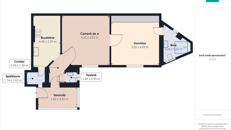 Apartament 2 camere zona Sinaia - Poză 30