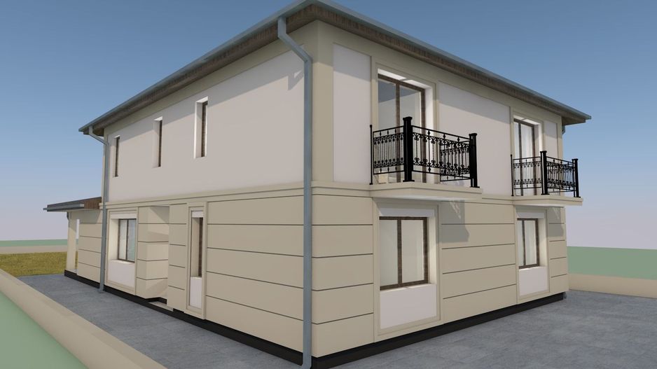 Duplex cu 4 camere si teren generos 350mp - Poză 1