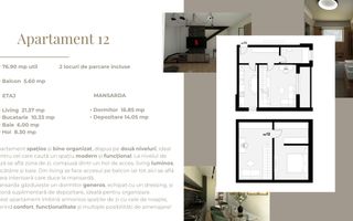 Vânzare, apartament, 3 camere, Giroc, Timiș - Poză 2