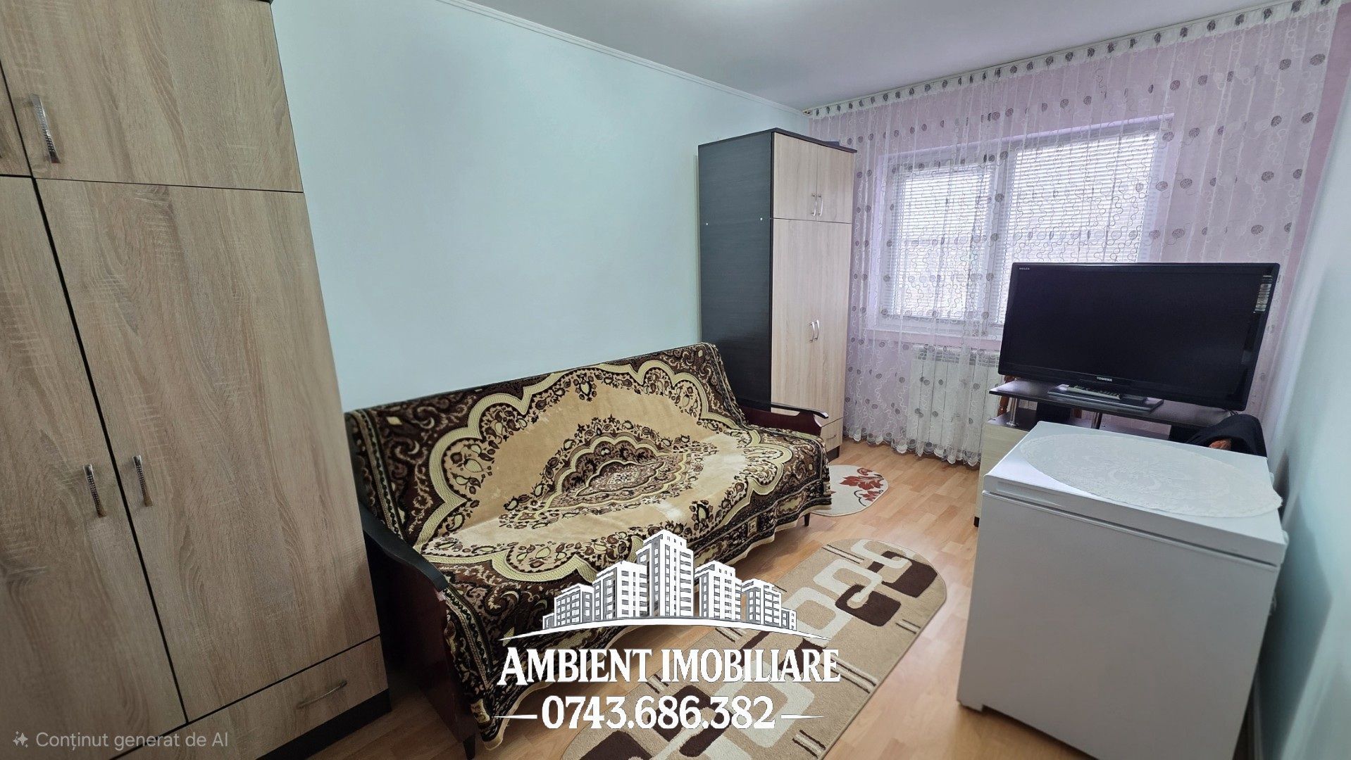 Apartament cu 3 camere, etaj 4, NEMOBILAT, zona CENTRU; - Poză 6