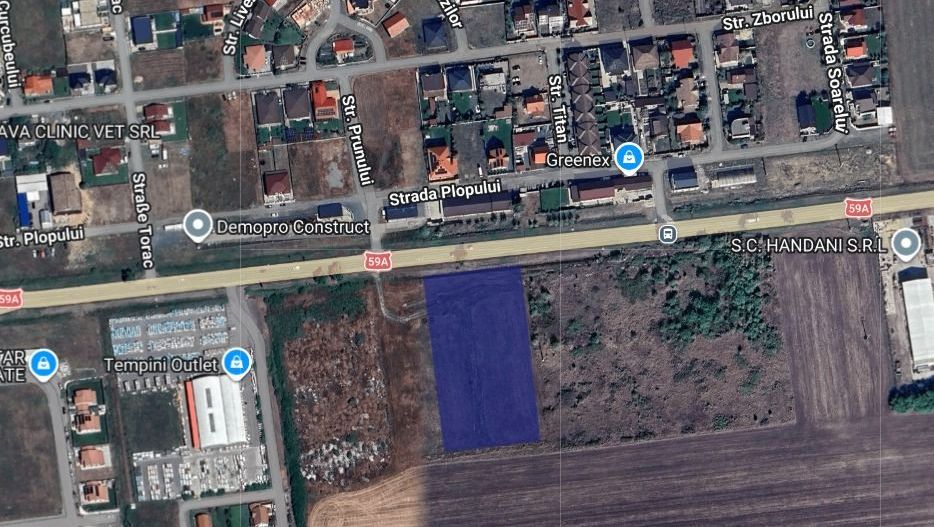 COMISION 0% Terenuri Intravilane Toate Utilitatile  Front 24m Sacalaz - Poză 1