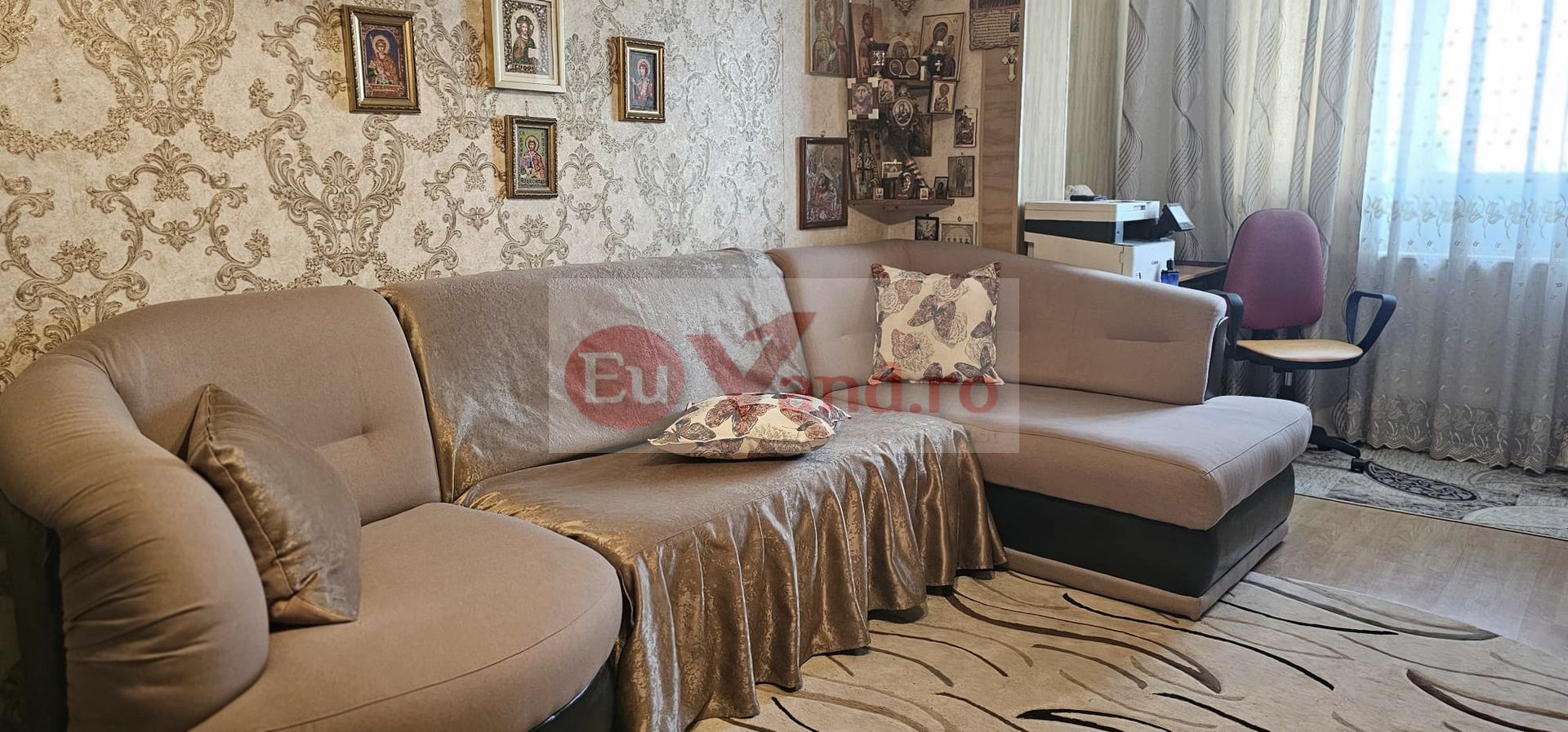 Apartament 2 camere de vanzare, IC Frimu, 57 mp, 2 balcoane, etaj 3/4 - Poză 2