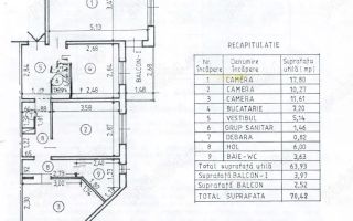 Spre vanzare apartament cu 3 camere 71 m.p.- Nicolina 2, Iaşi - Poză 1