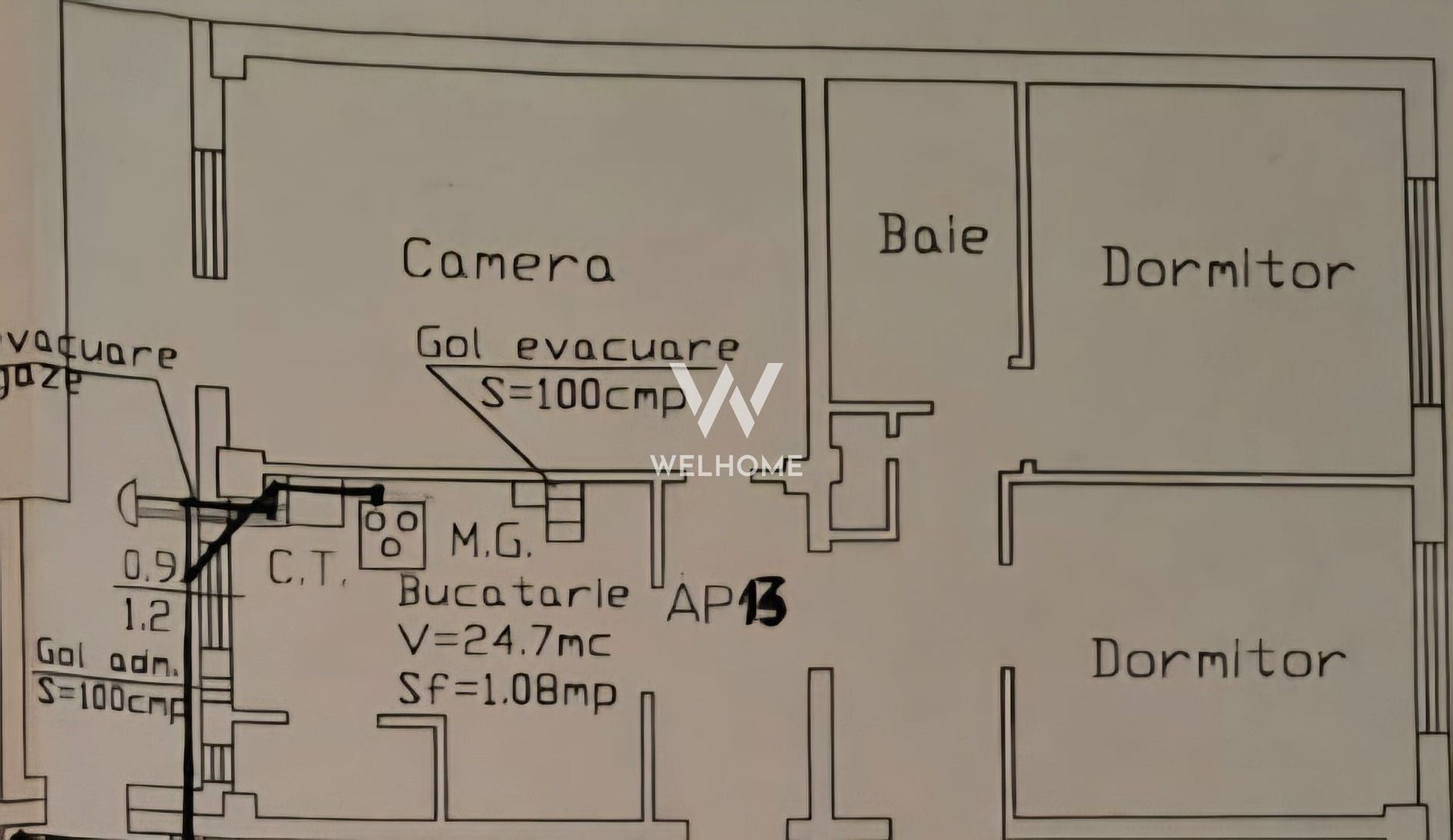 Apartament 3 camere decomandat Siretului- Sibiu - Poză 8