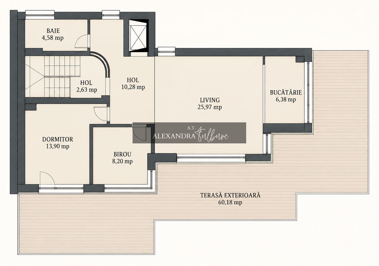 Apartament PREMIUM cu curte, terasă și lift cu acces direct în living - Poză 51