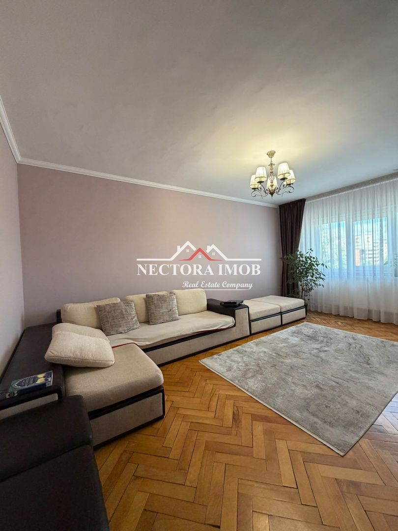 NECTORA IMOB-Apartament 3 camere, 2 bai, 2 balcoane, Mobilat/Utilat - Poză 1