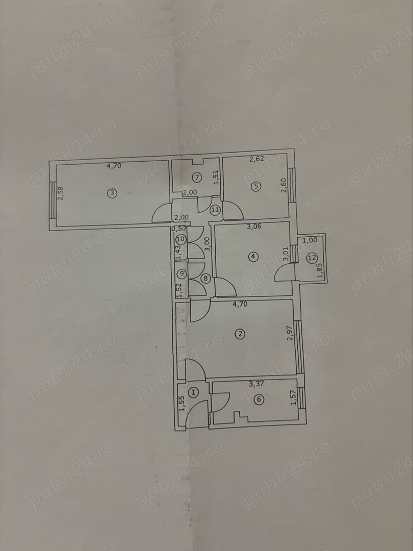 Apartament 4 camere, str Tunsu Petre - Poză 1