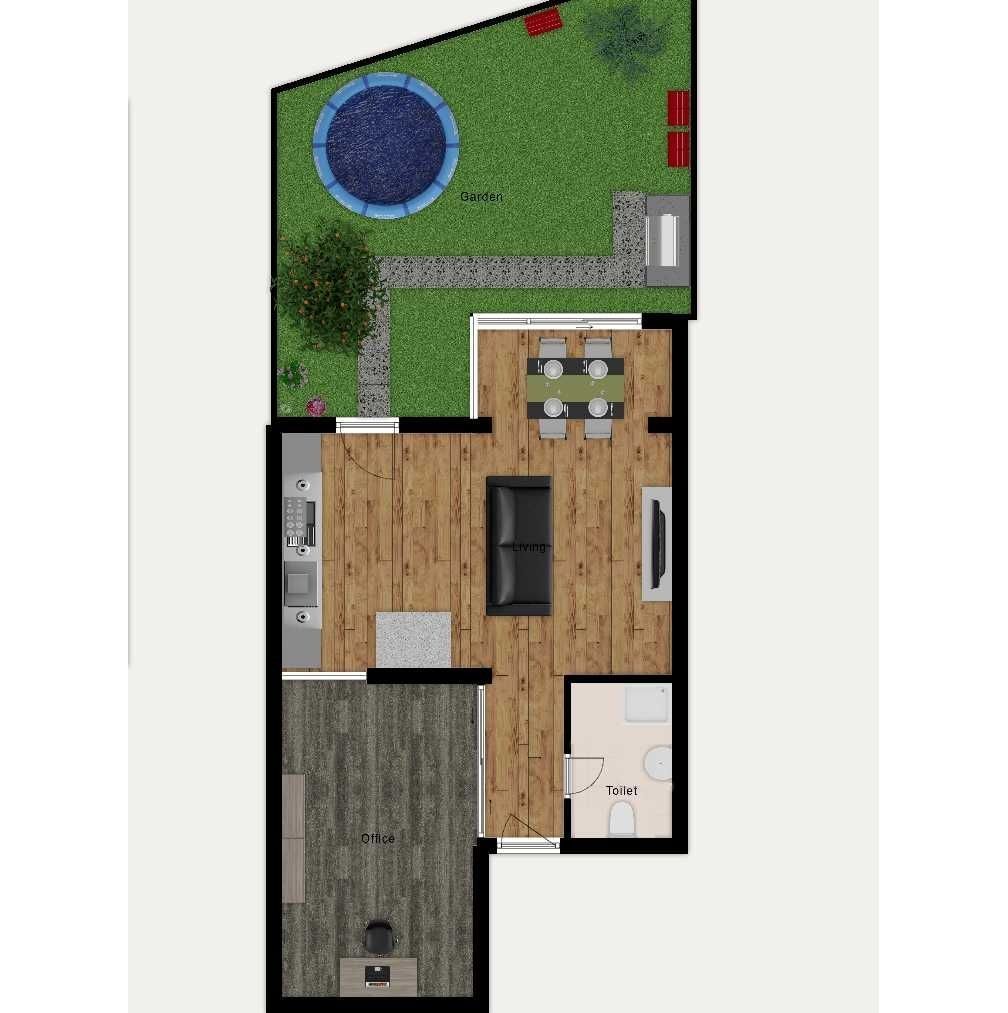 AP. 2 CAMERE- LACUL TEI, CURTE 30 MP, PARCARE,MOBILAT MODERN COMIS 0% - Poză 6