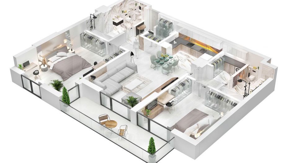 Vânzare, apartament, 3 camere, Carpathia, Brașov - Poză 10