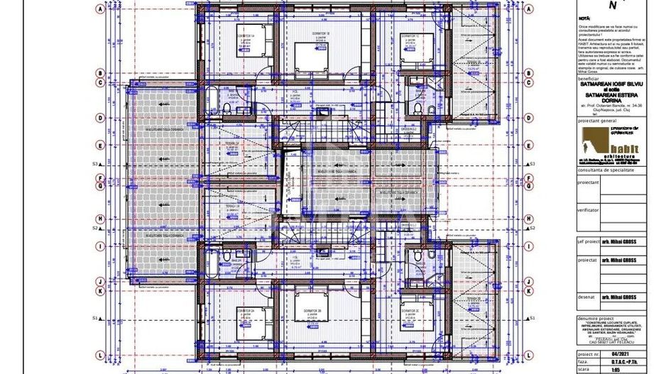 Casă cu 700 teren și garaj zona Scolii Feleacu - Schiță 18