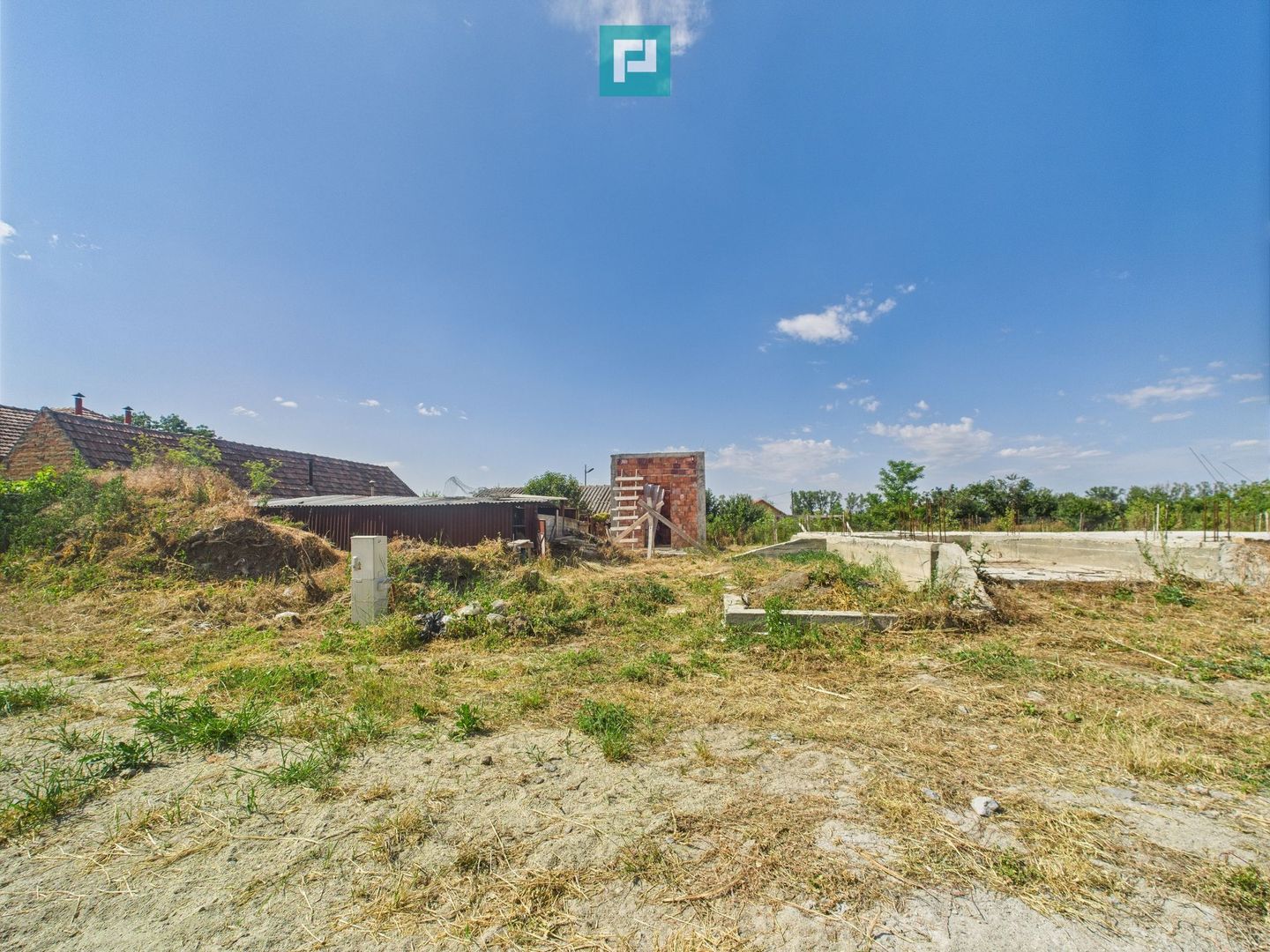 Teren 1000 mp Uliuc, cu fundație și proiect casă - Poză 2