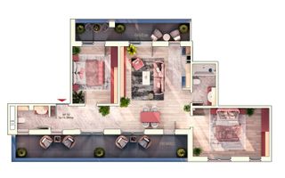 Apartament cu 3 camere+terasa de 18 mp la 5 minute de Iulius Mall! - Poză 5