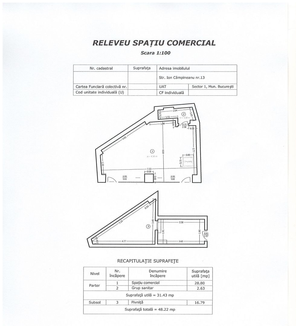 COMISION 0% - Spatiu comercial str. Ion Campineanu - Calea Victoriei - Poză 15