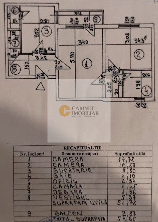 2 Camere | Arena Națională | Etaj Intermediar | Fără Risc - Schiță 11