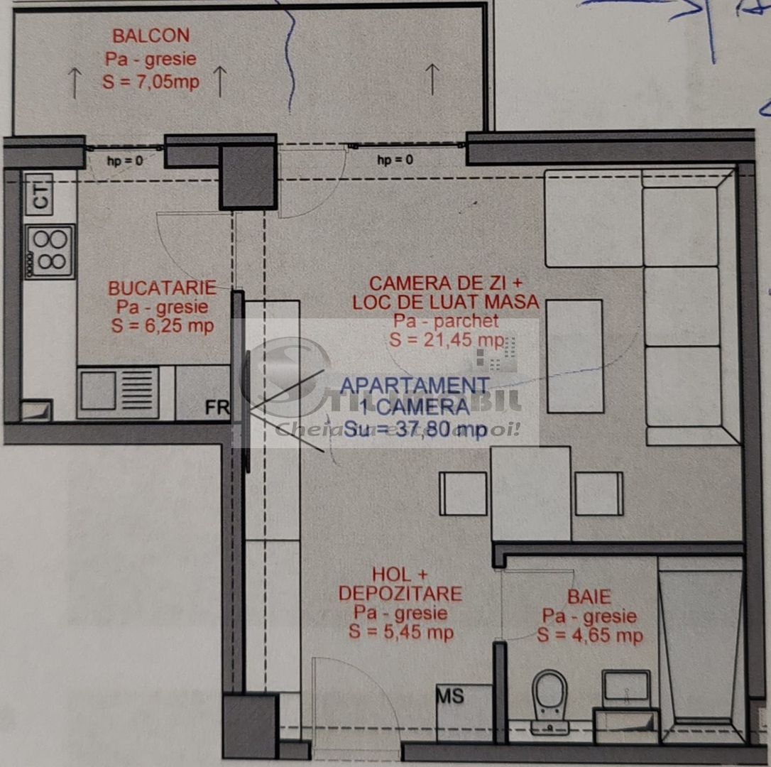 Ap. cu 1 camera, 44.8mp, Bucium-Predare Septembrie 2025 - Poză 4