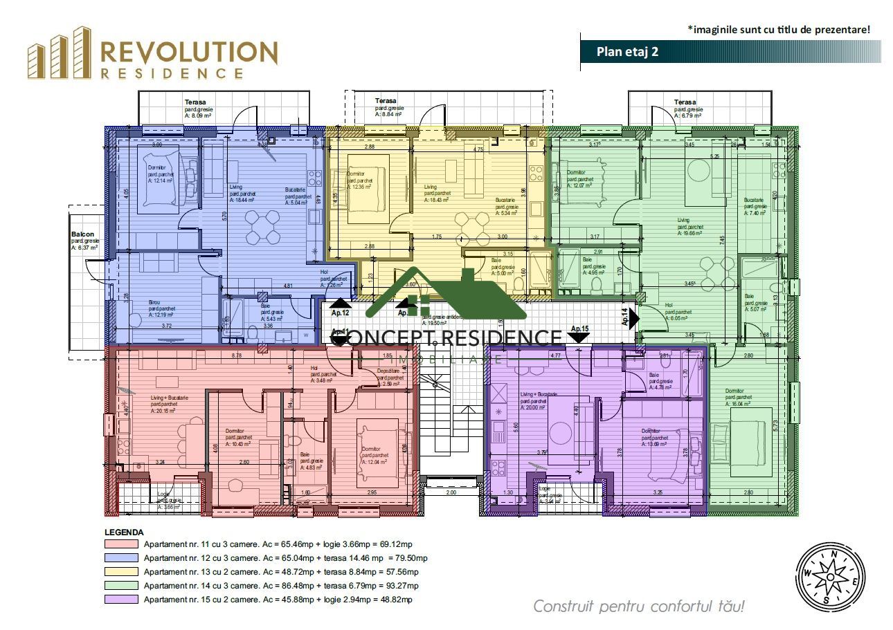 Studio / Birou | Revolution Hills – Str. Oltului | Comision 0% - Poză 12
