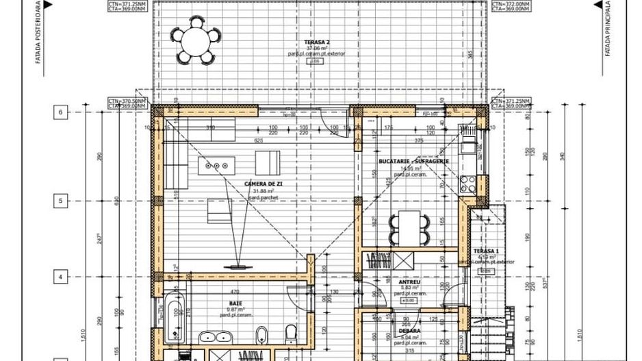 Casă Corunca -240 mp, demisol -garaj,cramă-teren 1100 mp - Poză 4