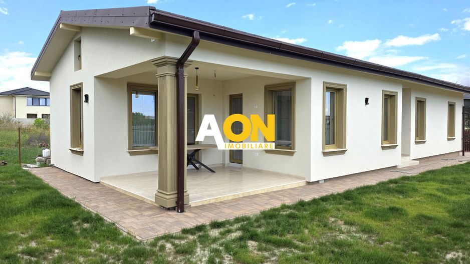 Casă nouă, 4 camere, mobilată, utilată, 418 mp teren, Micești - Poză 1