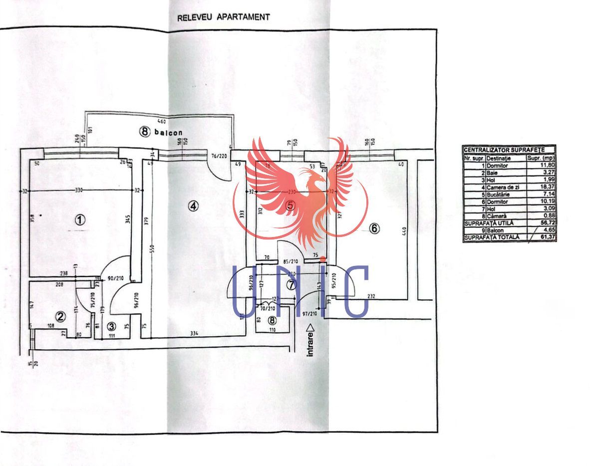 Apartament 3 camere Brazda! - Schiță 10