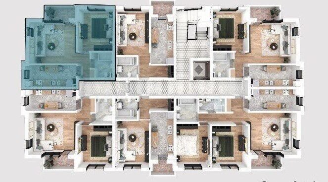 Apartament 2 camere de vanzare - Poză 2