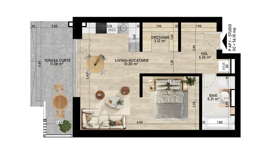 Studio I Gemina by the lake - Poză 6