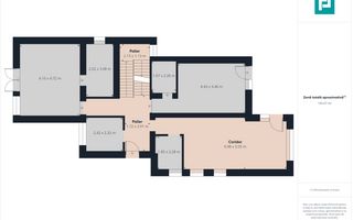 Vilă modernă pe 3 niveluri la gri în Poltura - Poză 30