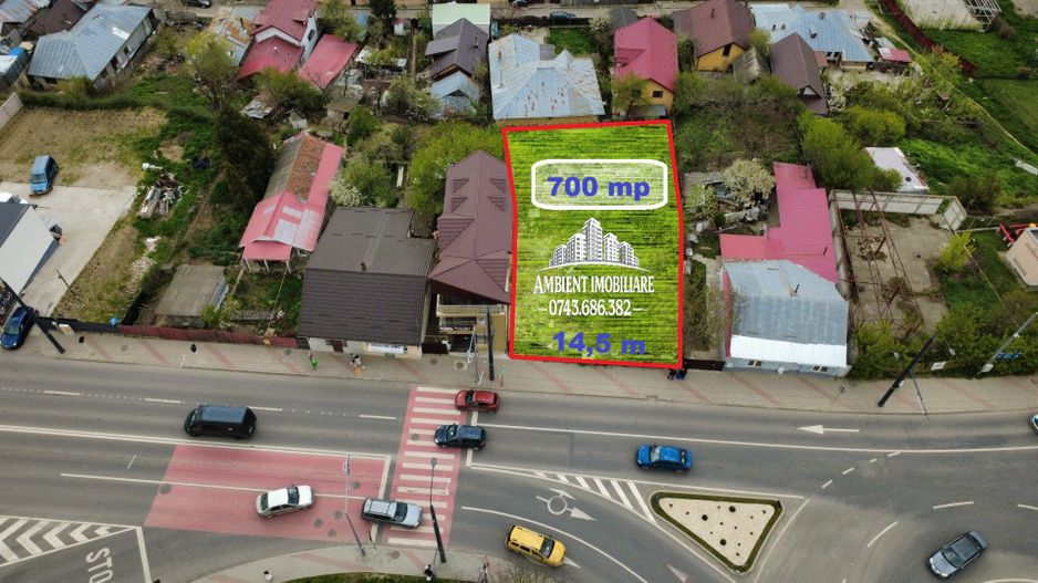 TEREN INTRAVILAN DE VÂNZARE – POZIȚIE EXCEPȚIONALĂ, VIZIBILITATE MAXIMĂ! - Poză 3