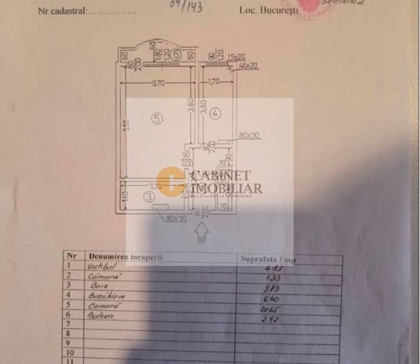 Apartament 1 camera - 40mp - etaj intermediar - Zona Tei - Poză 6