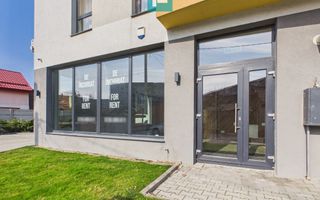 Spațiu comercial nou, 100 mp, vitrine mari, garaj - Poză 1