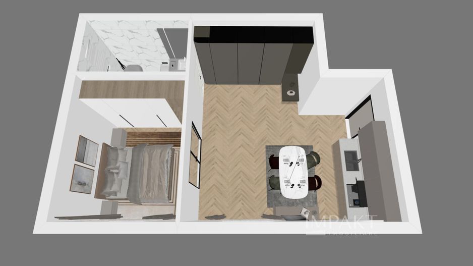 Apartament 39 mp | Bloc Nou | Nisa de Dormit | Terra, Floresti - Poză 1