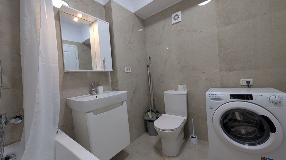 Apartament nou, 2 camere, mobilat/utilat premium + parcare subterană - Poză 19