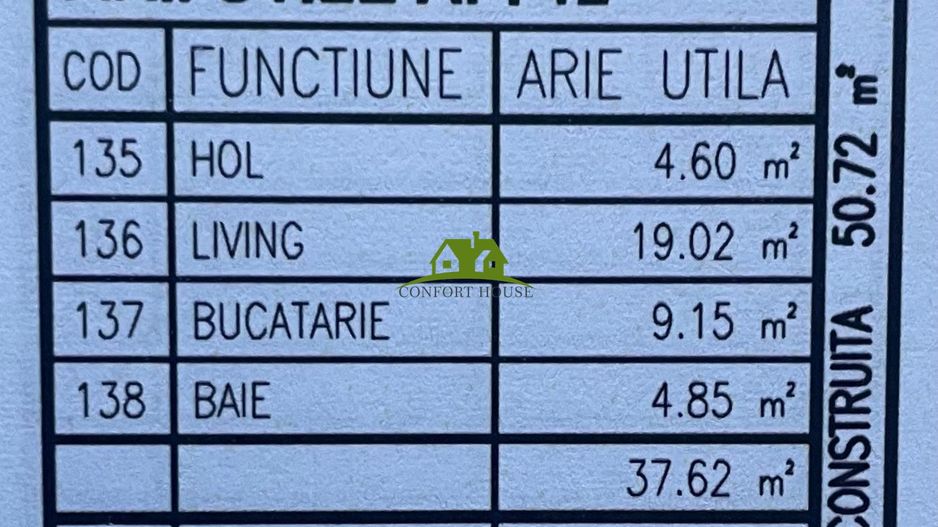 Garsoniera, bloc nou, P+3, Ap.12, Et.1, Bl.1 - CP2438357 - Poză 7