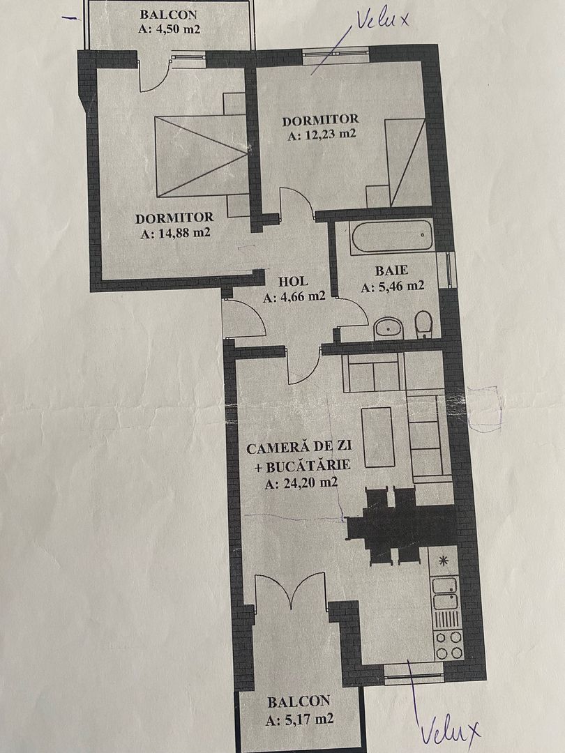 Vand apartamant 3 camere Șelimbăr. - Poză 7