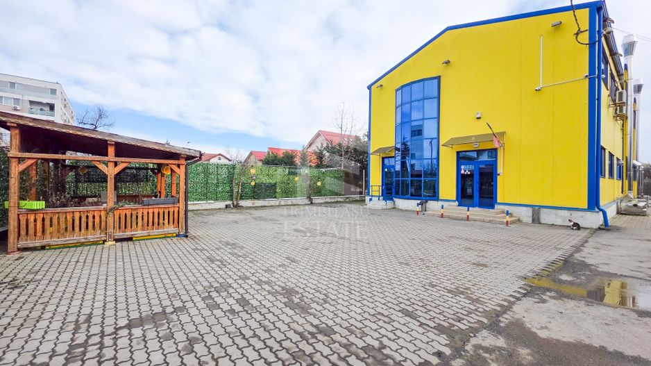 Spațiu industrial–afacere catering la cheie, teren&hală 750 mp S+P+1E - Poză 1