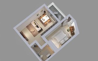 Apartament cu 2 camere, Meraki Lago, Mamaia, Constanța - Schiță 6