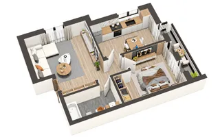 Apartament 2 camere decomandate proiect Premium Ratiu- Selimbar - Schiță 17