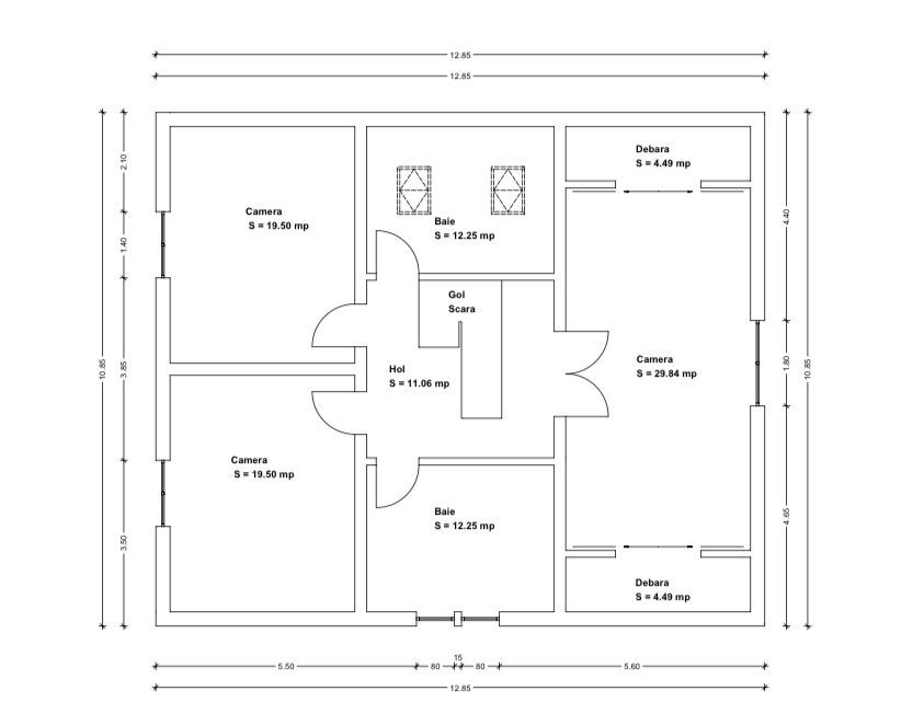 Teren Intravilan Becicherecu Mic Cu Proiect Si Autorizatie,Fundatie Finalizata - Poză 11