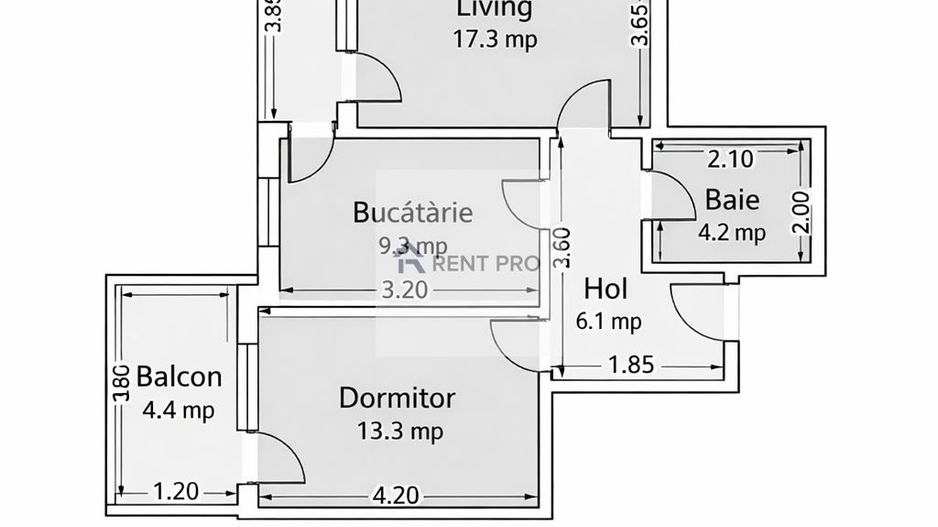 2 Camere High Level Plaza Residence Exigent Mall Afi Politehnica - Poză 9