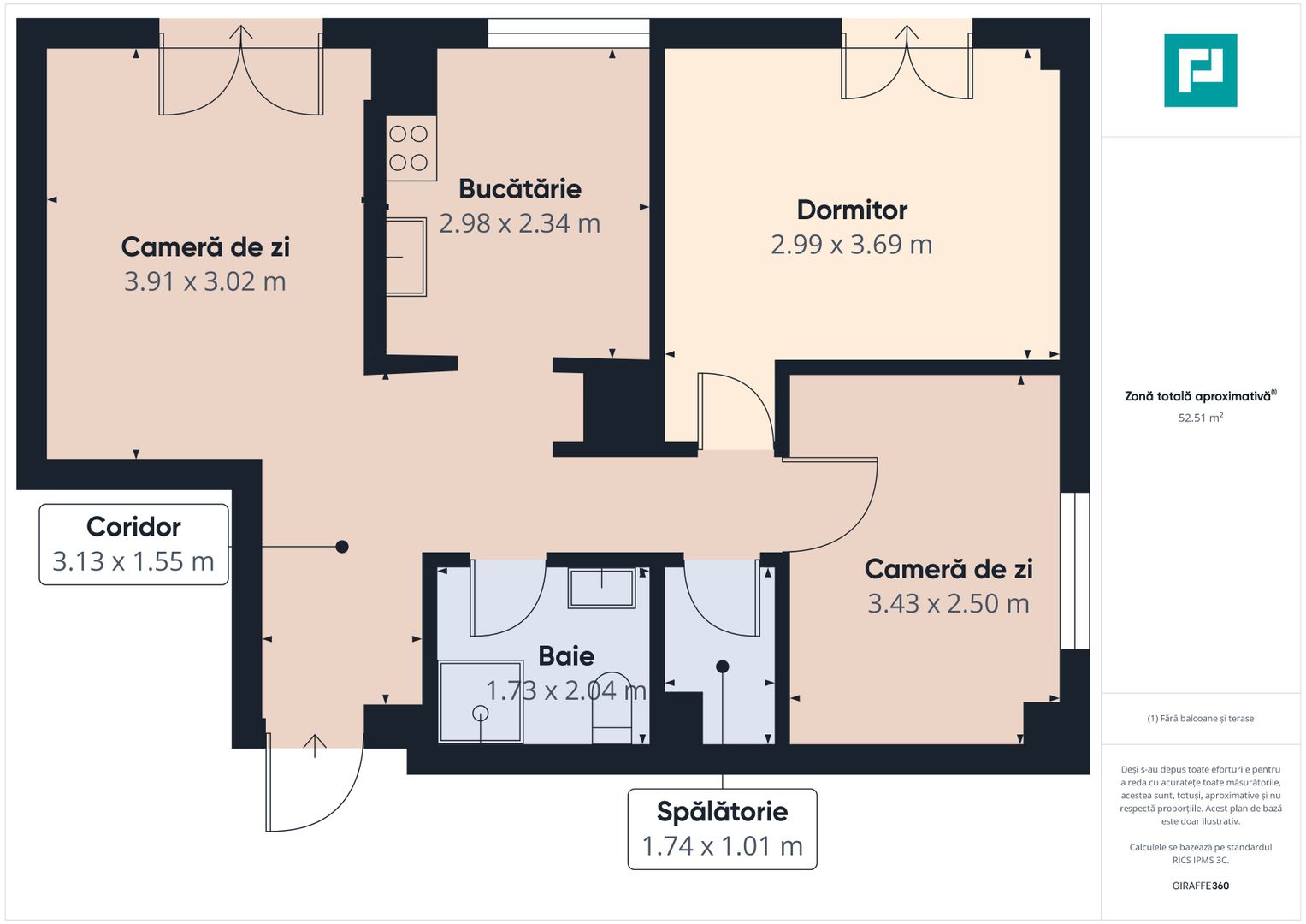 Apartament 3 camere, Confecții, UVG - Poză 7